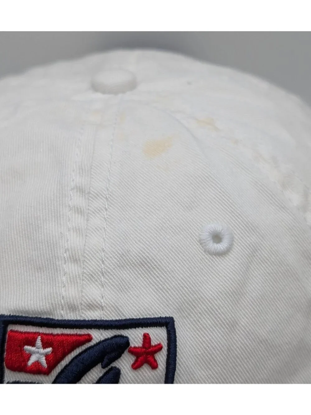 Vintage The Game Logo Hat Just Right Strap Back Baseball Cap Adjustable White